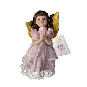 Vintage J. Misa Praying Girl  Limited Edition Vintage Porcelain Doll